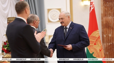 Lukashenko presents Doctor of Science diplomas, professor certificates