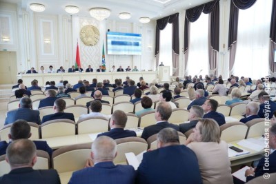 На заседании облисполкома подвели итоги социально-экономического развития Гомельщины в первом полугодии