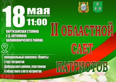 18 мая второй областной слет патриотов