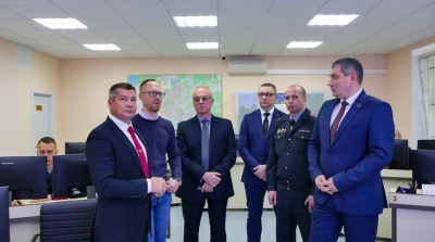 Venezuelan admiral visits public security monitoring center in Minsk