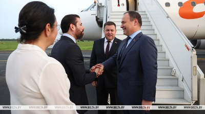 Golovchenko arrives on official visit to Nicaragua